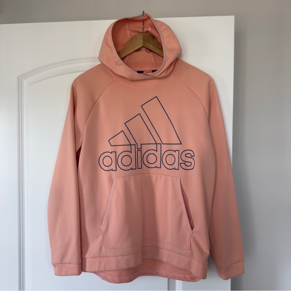 Adidas Coral Hoodie with Logo